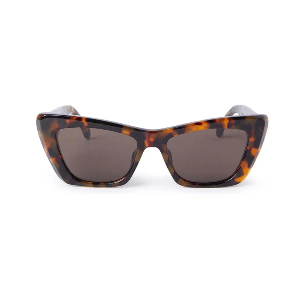 NWT Palm Angels FAIRFIELD-PERI058S24PLA0016064 Havana 53mm Sunglasses